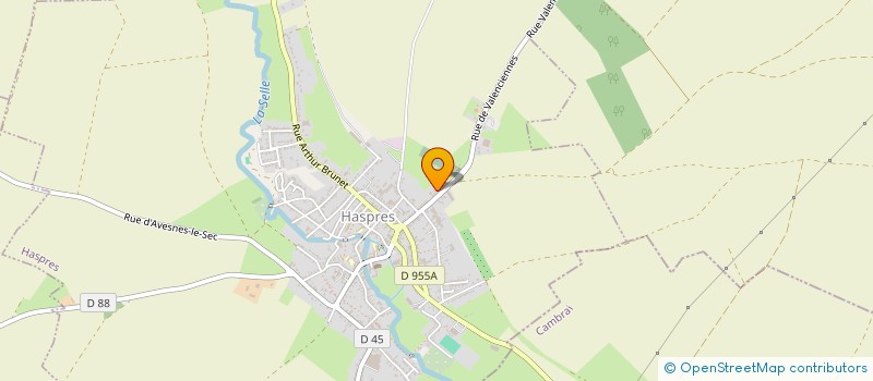 localisation de l'entreprise MONSIEUR DANIEL DUSSART  HASPRES