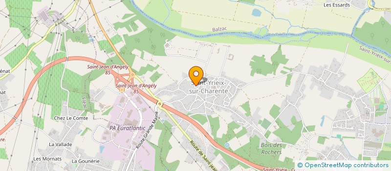 localisation de l'entreprise MONSIEUR DANIEL DUTAIN à SAINT-YRIEIX-SUR-CHARENTE