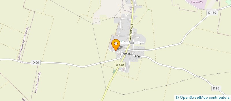 localisation de l'entreprise MONSIEUR DANIEL DUTEURTRE  PARS-LES-ROMILLY