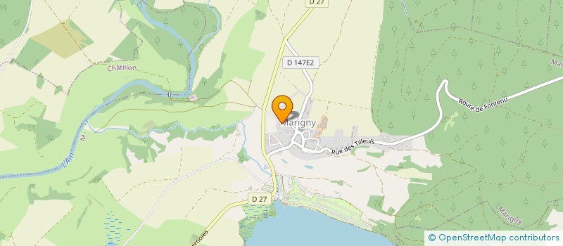 localisation de l'entreprise MONSIEUR DANIEL DUTHION  MARIGNY