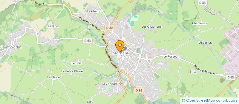 localisation de l'entreprise MONSIEUR DANIEL DUTRON à MORNANT