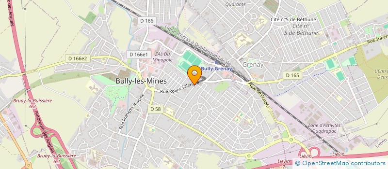 localisation de l'entreprise MONSIEUR DANIEL DUVAL à BULLY-LES-MINES