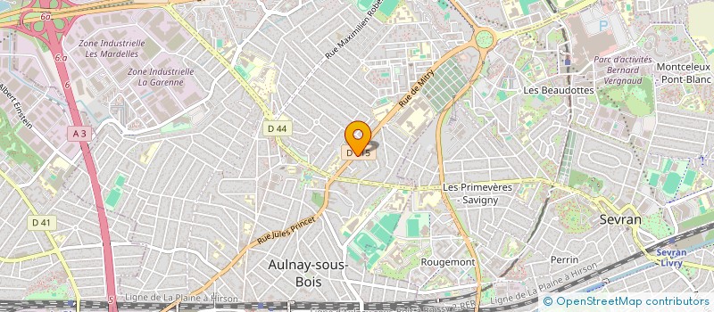 localisation de l'entreprise MONSIEUR DANIEL DUVAL à AULNAY SOUS BOIS