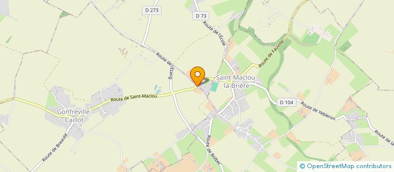 localisation de l'entreprise MONSIEUR DANIEL ECHAUBARD  GONFREVILLE-CAILLOT