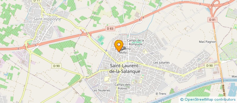 localisation de l'entreprise MONSIEUR DANIEL EDUARDO VALECILLOS OCHOA  SAINT-LAURENT-DE-LA-SALANQUE