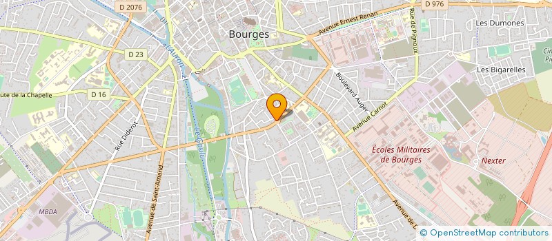 localisation de l'entreprise MONSIEUR DANIEL ELFRICK  BOURGES