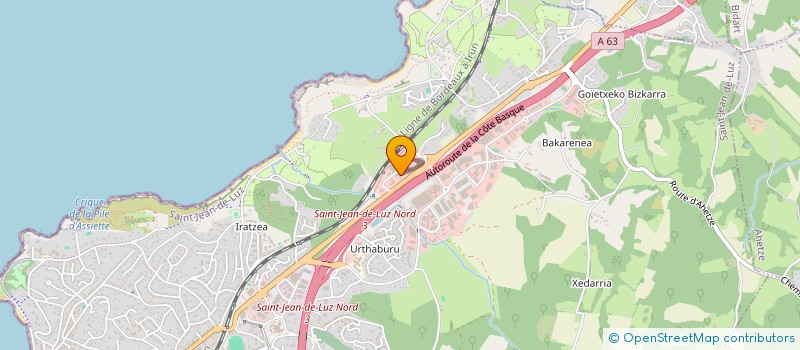 localisation de l'entreprise MONSIEUR DANIEL ELIZALDE à SAINT-JEAN-DE-LUZ