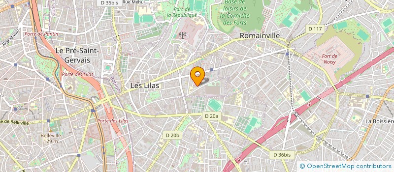 localisation de l'entreprise MONSIEUR DANIEL ELLEZAM à LES LILAS