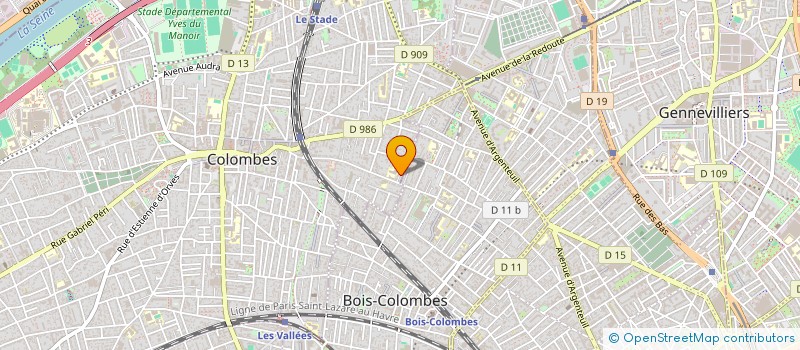 localisation de l'entreprise MONSIEUR DANIEL ELOY à COLOMBES