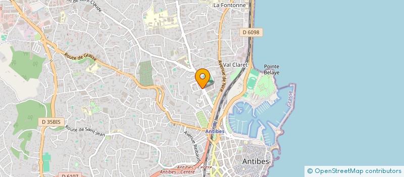 localisation de l'entreprise MONSIEUR DANIEL EMILE BAURES  ANTIBES