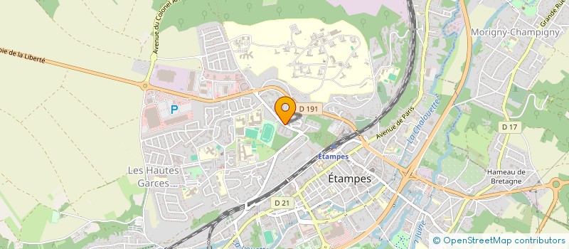 localisation de l'entreprise MONSIEUR DANIEL ENGLER à ETAMPES