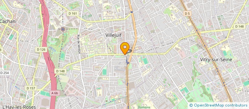 localisation de l'entreprise MONSIEUR DANIEL ERB  VILLEJUIF