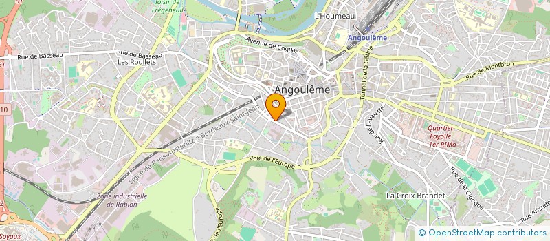 localisation de l'entreprise MONSIEUR DANIEL ERIMOLA RAMOS à ANGOULEME