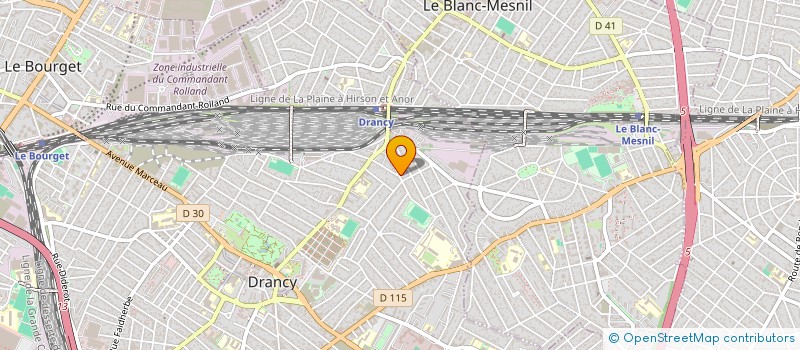 localisation de l'entreprise MONSIEUR DANIEL ESA  DRANCY
