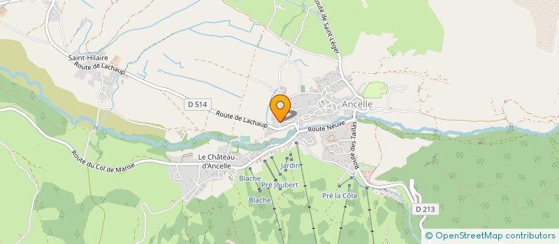 localisation de l'entreprise MONSIEUR DANIEL ESCALLIER  ANCELLE