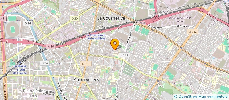 localisation de l'entreprise MONSIEUR DANIEL ESCOBAR  AUBERVILLIERS