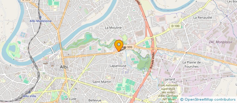 localisation de l'entreprise MONSIEUR DANIEL ESCRIVA MORANT  ALBI