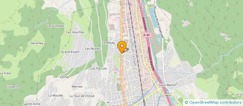 localisation de l'entreprise MONSIEUR DANIEL ESTEVES  SALLANCHES