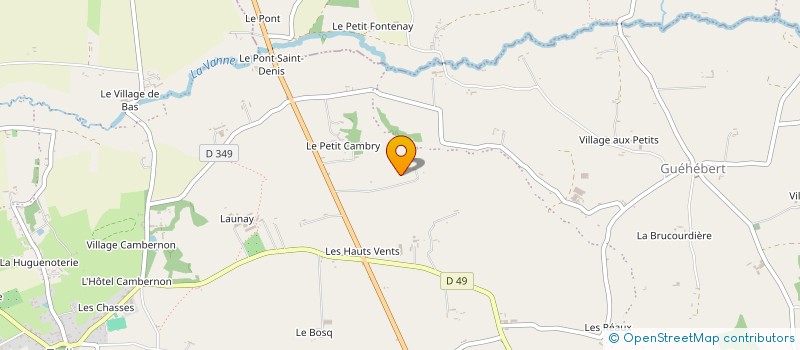 localisation de l'entreprise MONSIEUR DANIEL EUDES à ORVAL SUR SIENNE