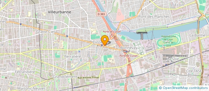 localisation de l'entreprise MONSIEUR DANIEL EYMARD  VILLEURBANNE