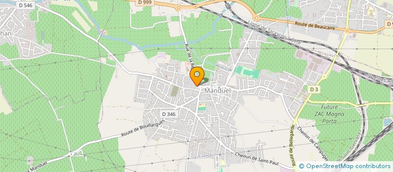 localisation de l'entreprise MONSIEUR DANIEL EYSSETTE  MANDUEL