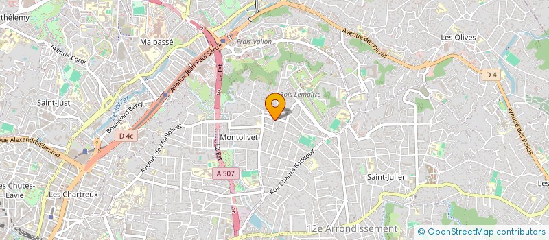 localisation de l'entreprise MONSIEUR DANIEL FABI à MARSEILLE