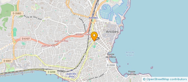 localisation de l'entreprise MONSIEUR DANIEL FALANDRY à ANTIBES