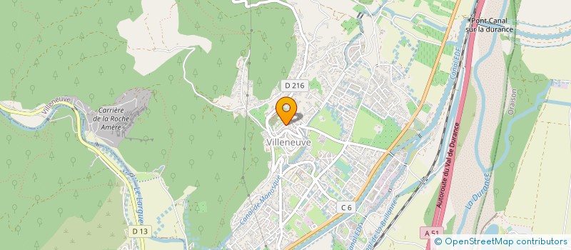 localisation de l'entreprise MONSIEUR DANIEL FALCA  VILLENEUVE