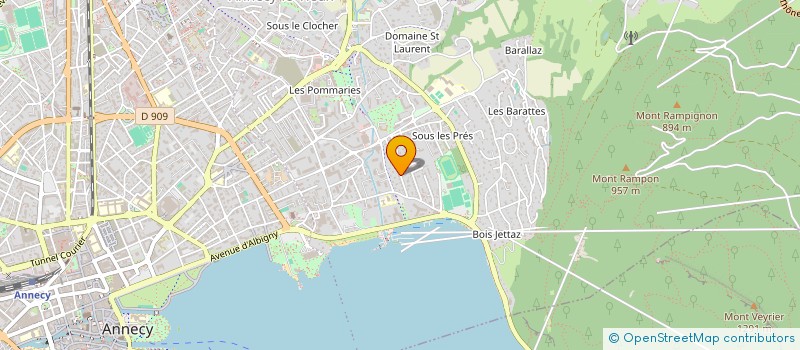 localisation de l'entreprise MONSIEUR DANIEL FARAGLIA BIELLI à ANNECY