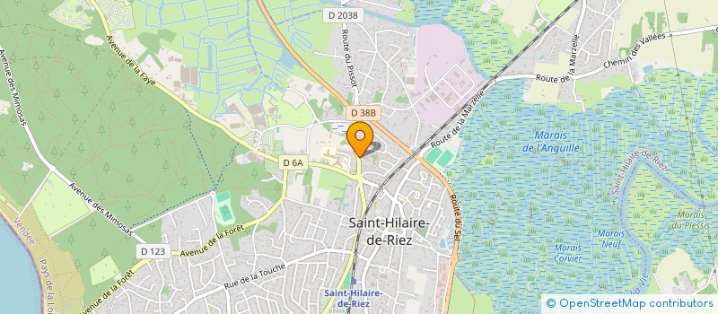 localisation de l'entreprise MONSIEUR DANIEL FARGES à SAINT-HILAIRE-DE-RIEZ