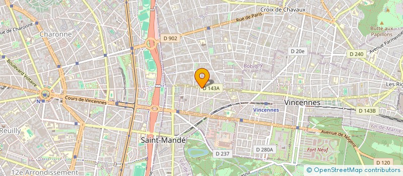 localisation de l'entreprise MONSIEUR DANIEL FARRUGIA à VINCENNES