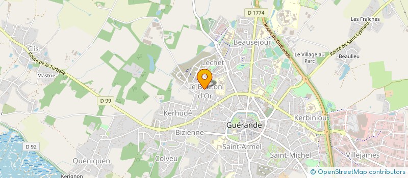 localisation de l'entreprise MONSIEUR DANIEL FAUCHER  GUERANDE