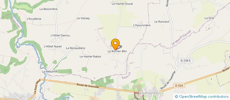 localisation de l'entreprise MONSIEUR DANIEL FAUCON à LE MESNIL-VILLEMAN