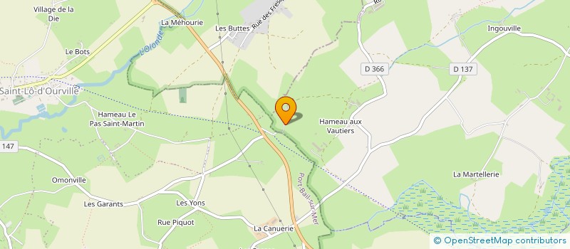 localisation de l'entreprise MONSIEUR DANIEL FAUDEMER  LE PLESSIS-LASTELLE