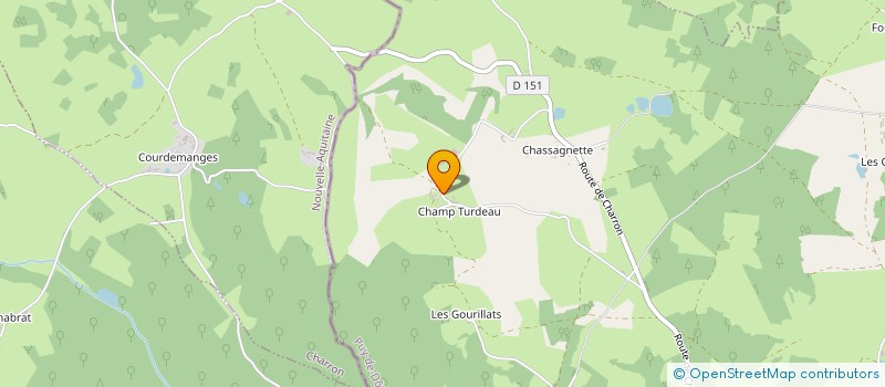 localisation de l'entreprise MONSIEUR DANIEL FAURE  CHARENSAT