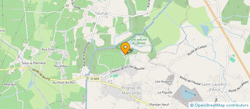 localisation de l'entreprise MONSIEUR DANIEL FAUVEL  PRIGNAC-ET-MARCAMPS