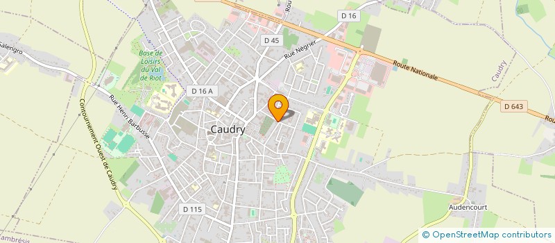 localisation de l'entreprise MONSIEUR DANIEL FAVOT à CAUDRY