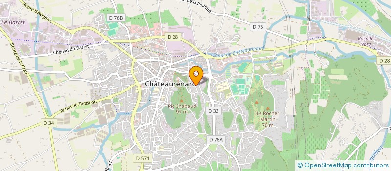 localisation de l'entreprise MONSIEUR DANIEL FAVRETTO à CHATEAURENARD