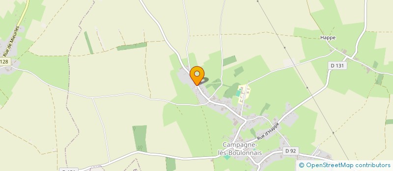 localisation de l'entreprise MONSIEUR DANIEL FAYOLLE à CAMPAGNE-LES-BOULONNAIS