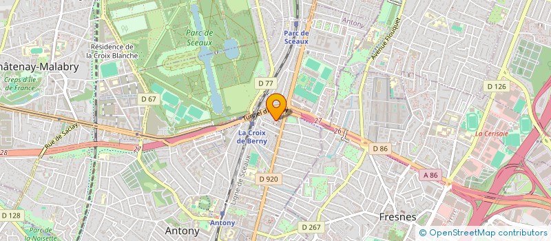 localisation de l'entreprise MONSIEUR DANIEL FEBVRE à ANTONY
