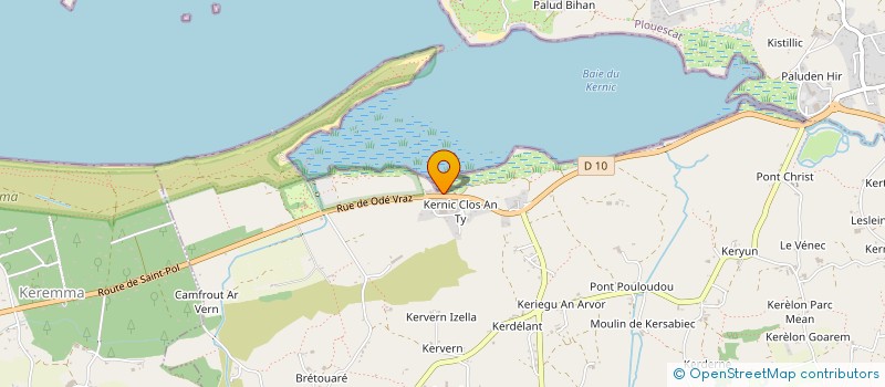 localisation de l'entreprise MONSIEUR DANIEL FERELLEC  PLOUNEVEZ-LOCHRIST