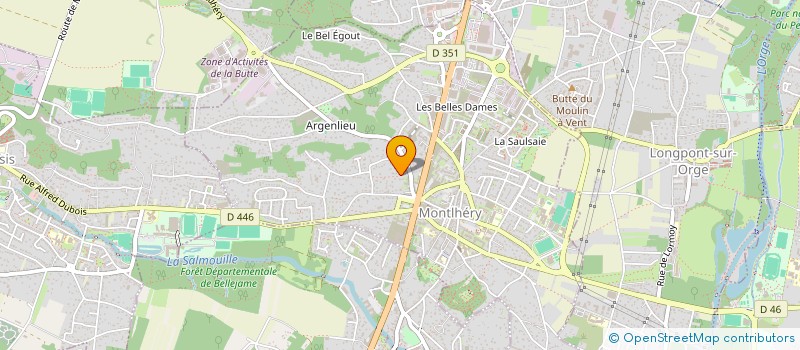 localisation de l'entreprise MONSIEUR DANIEL FERNANDES  MONTLHERY