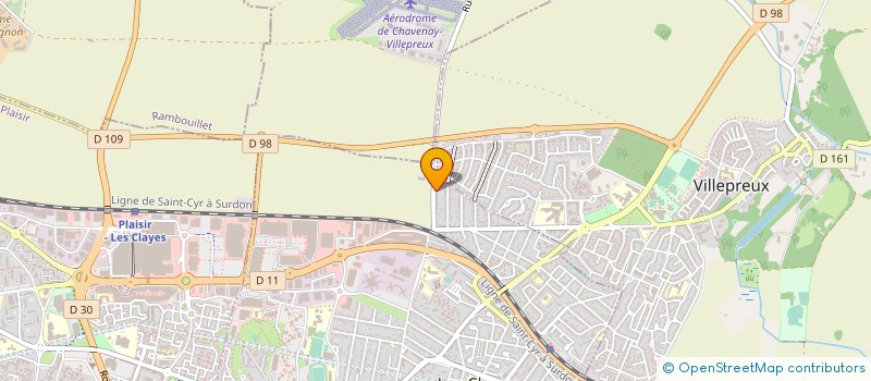 localisation de l'entreprise MONSIEUR DANIEL FERNANDES DE BARROS  LES CLAYES-SOUS-BOIS