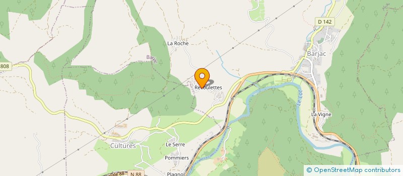 localisation de l'entreprise MONSIEUR DANIEL FERNANDES PEIXOTO  BARJAC