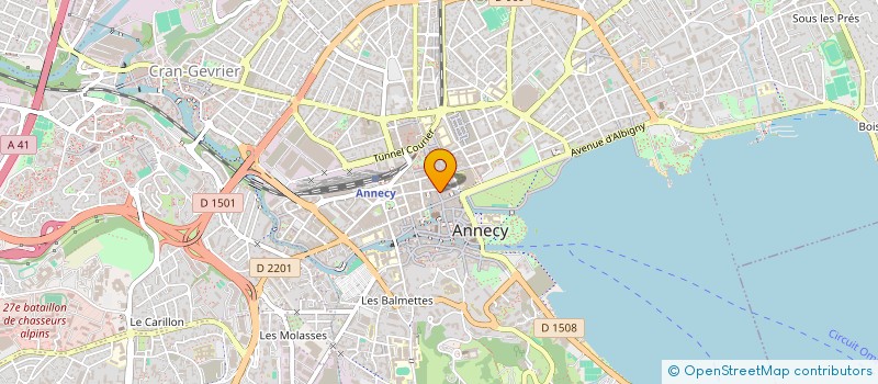 localisation de l'entreprise MONSIEUR DANIEL FERNANDEZ à ANNECY