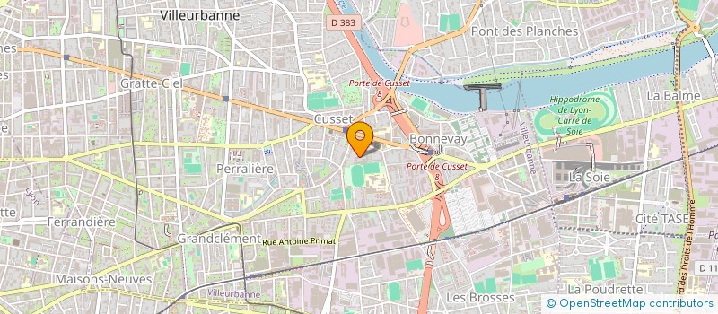 localisation de l'entreprise MONSIEUR DANIEL FERNANDO KOSSO  VILLEURBANNE