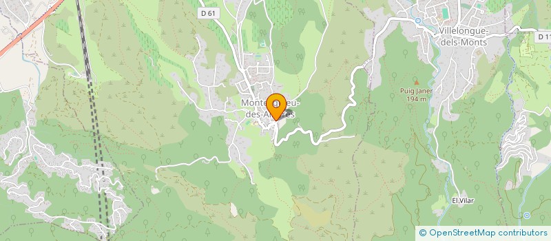 localisation de l'entreprise MONSIEUR DANIEL FERRE  MONTESQUIEU-DES-ALBERES