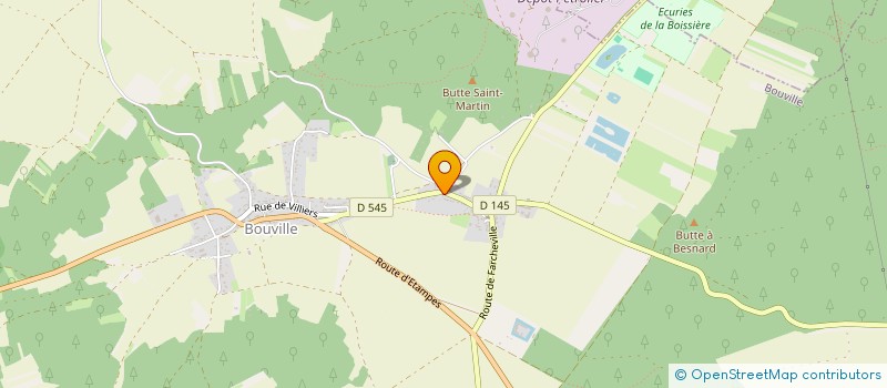 localisation de l'entreprise MONSIEUR DANIEL FERREIRA  BOUVILLE