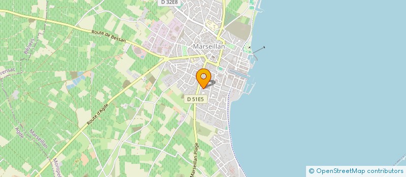 localisation de l'entreprise MONSIEUR DANIEL FEUILLAT à MARSEILLAN