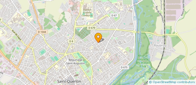 localisation de l'entreprise MONSIEUR DANIEL FEVRIER à SAINT-QUENTIN